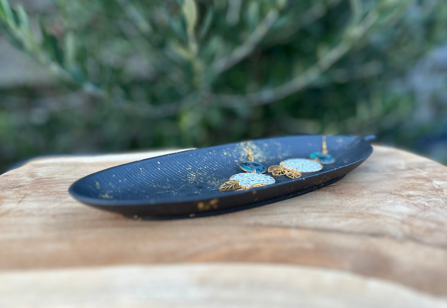 Blad schaaltje – handgemaakt gipsdesign