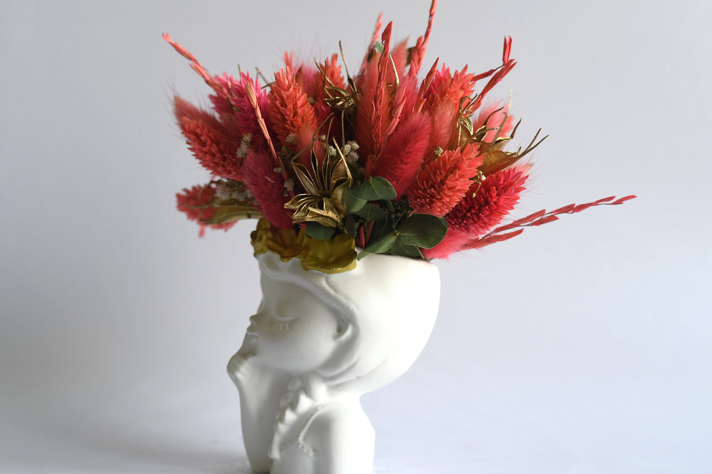 Novelle — elegant stil meisje — bloemenkroon goud / roségoud