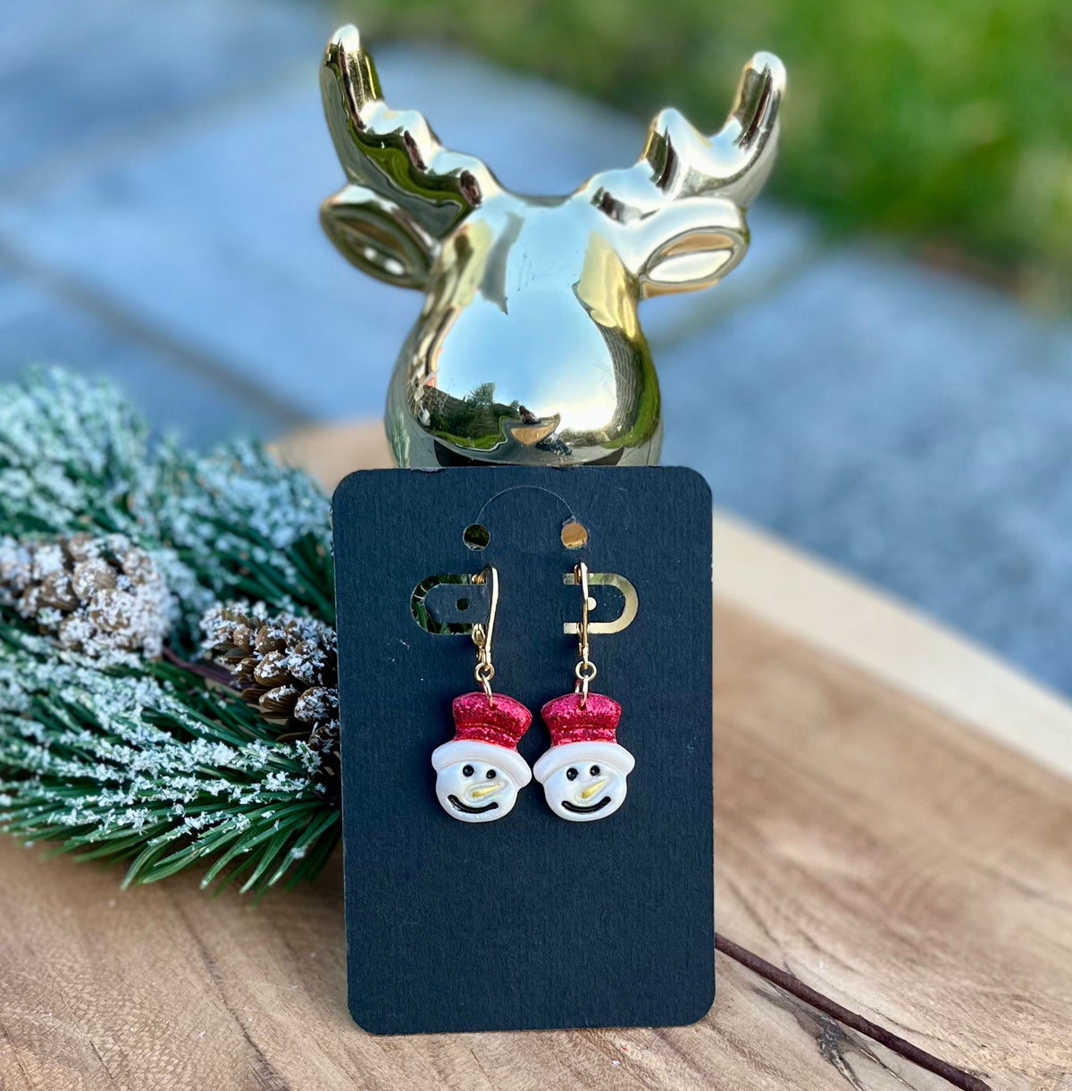 Boucles d'oreilles Sourires de neige
