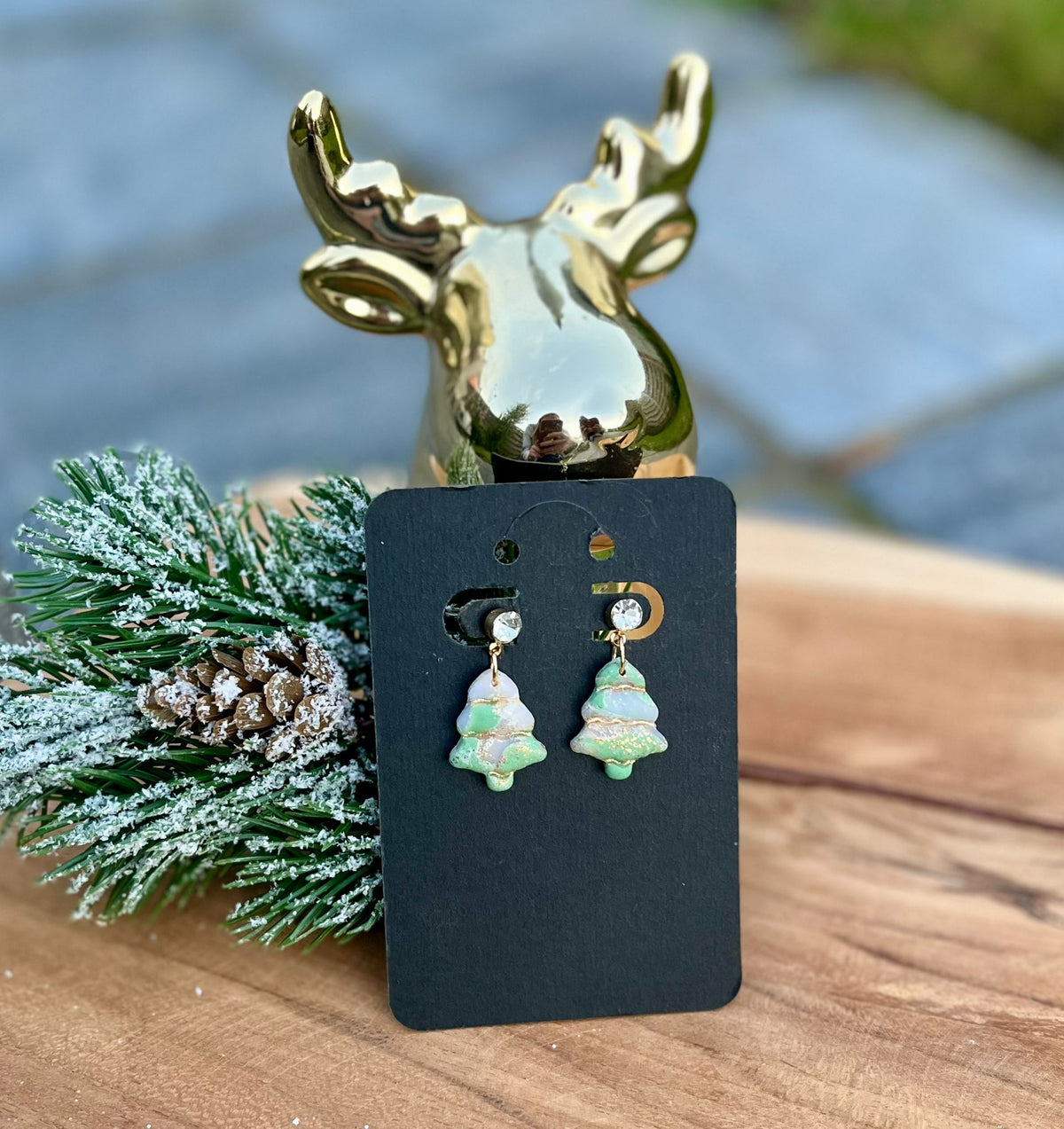 Boucles d'oreilles petits arbres