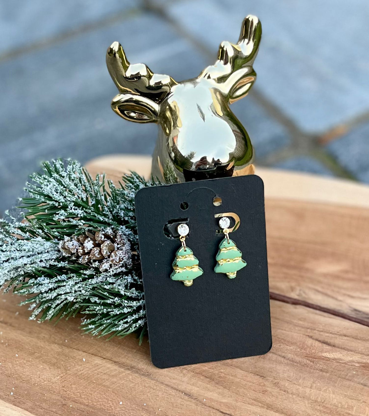 Boucles d'oreilles petits arbres