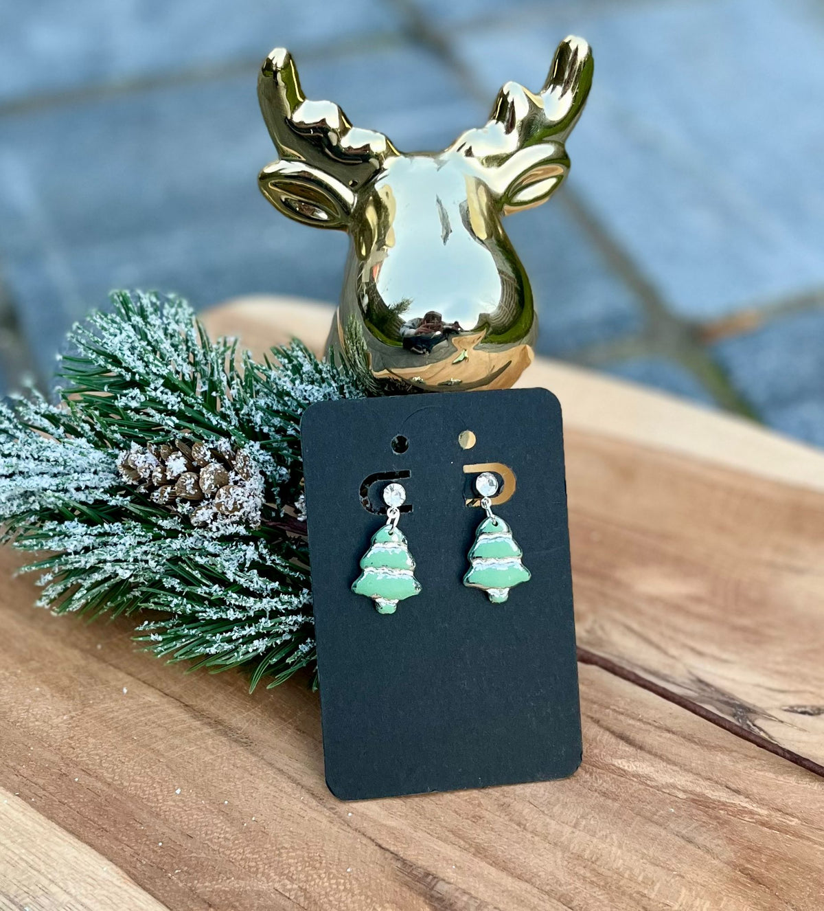Boucles d'oreilles petits arbres