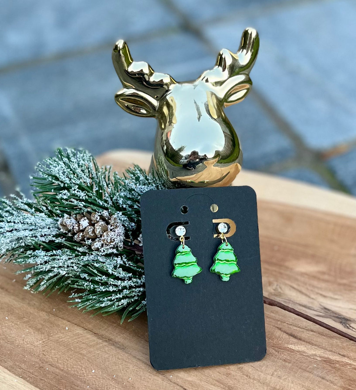 Boucles d'oreilles petits arbres