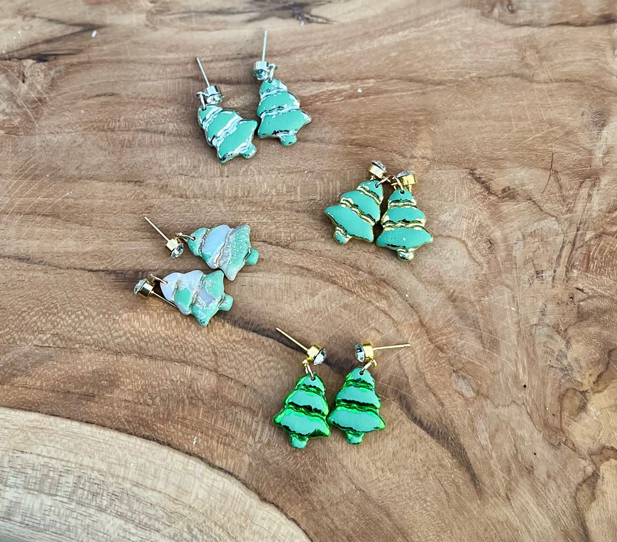Boucles d'oreilles petits arbres