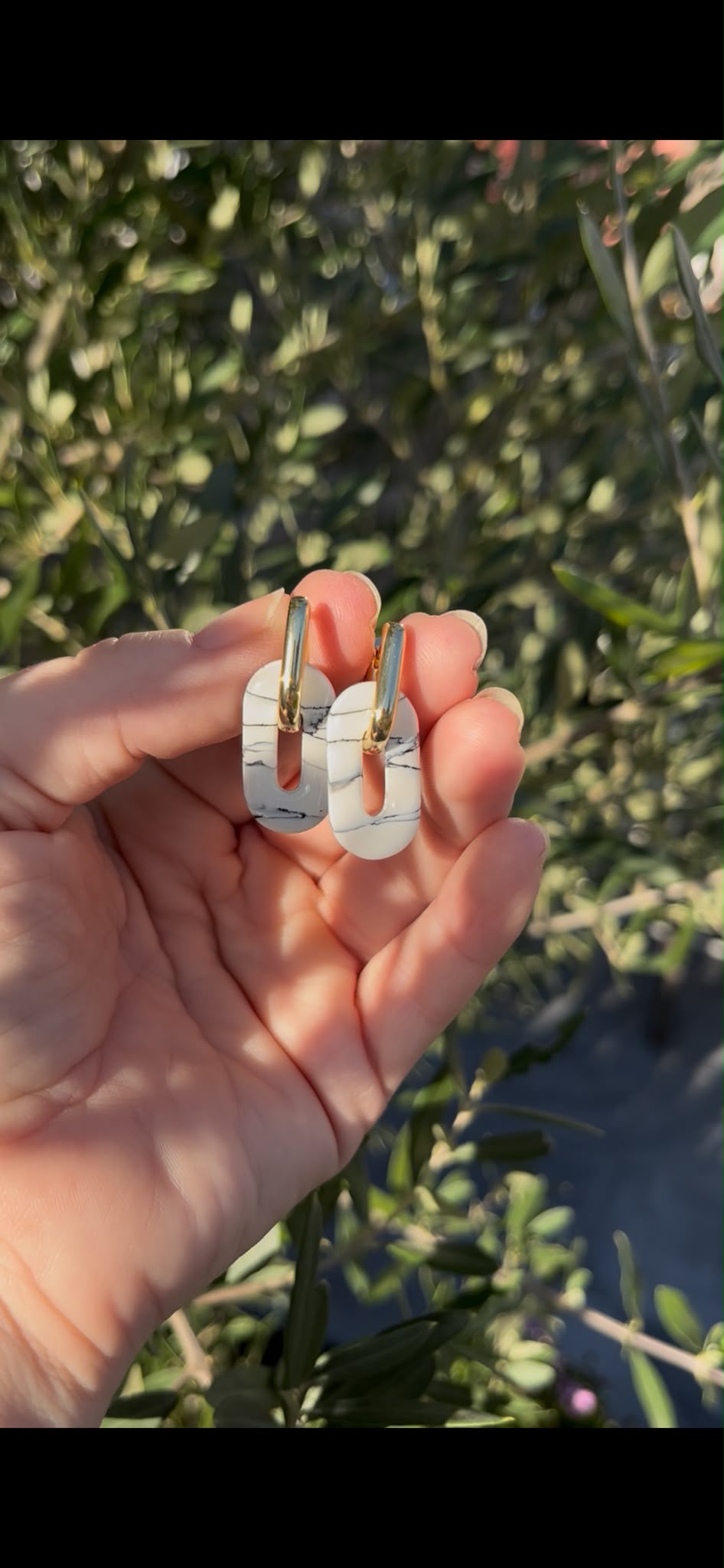 Marble – handgemaakte oorbelhangers | Pairfect