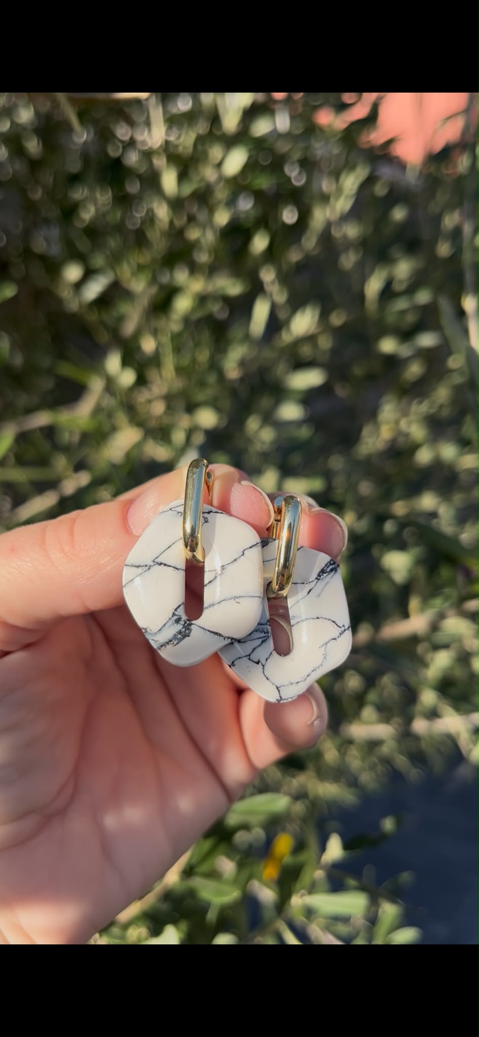 Marble – handgemaakte oorbelhangers | Pairfect