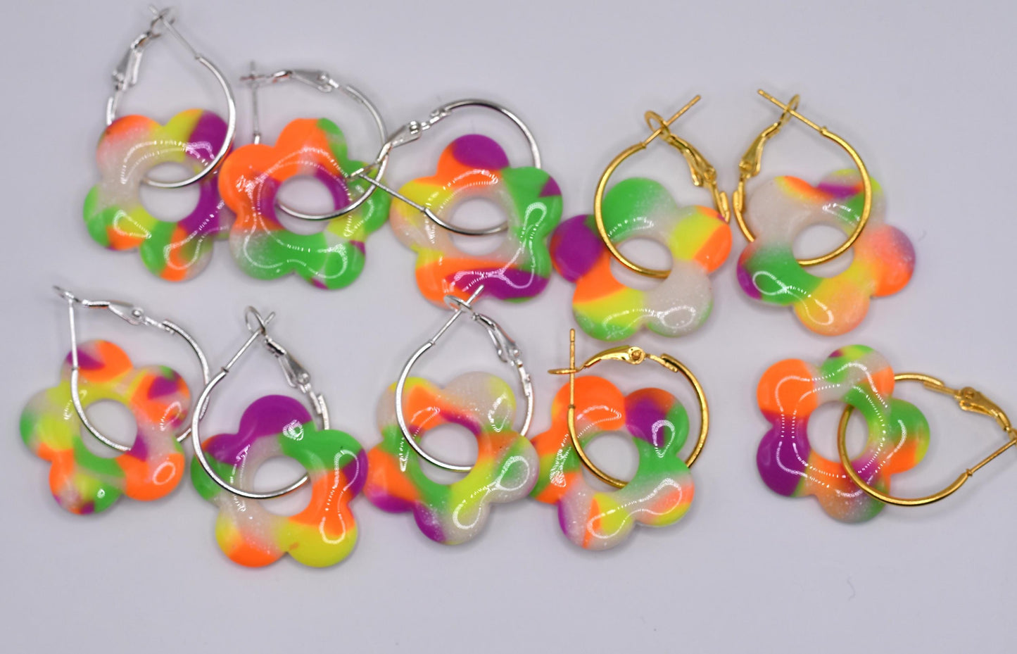Noor Neon Touch - Neon Oorbellen Felle Tinten