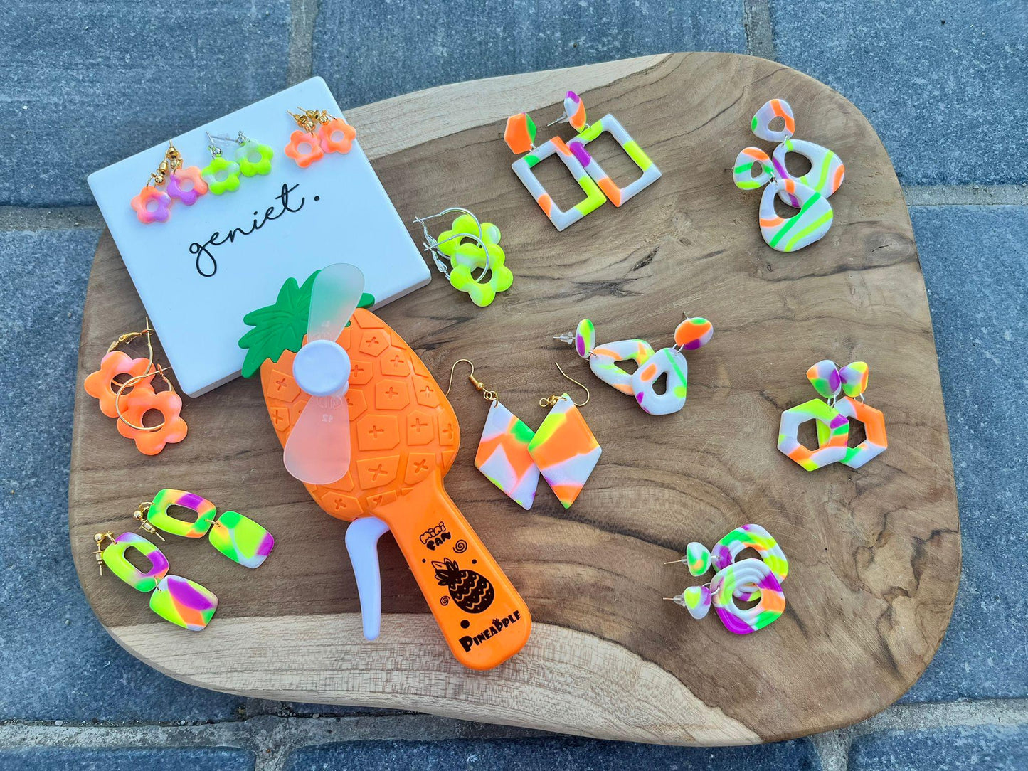 Noor Neon Touch - Neon Oorbellen Felle Tinten